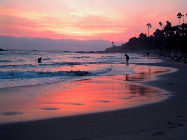 Пляж море Малибу