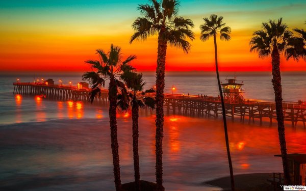 Сансет Бич США Калифорния