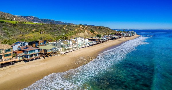 Калифорния пляж Малибу