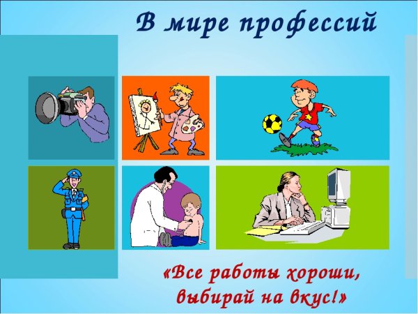 Проект мир профессий