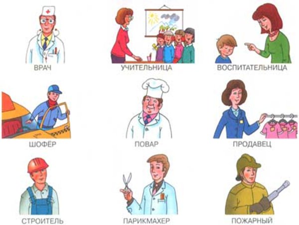 РКИ для детей профессии