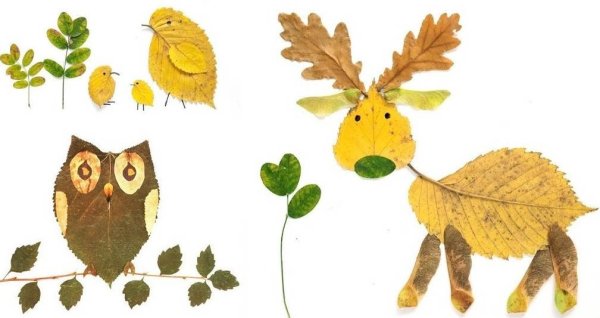 Поделки из листьев