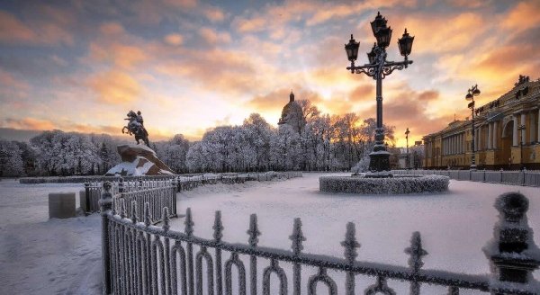 Санкт-Петербург зима