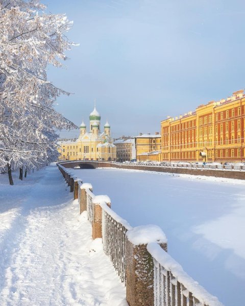 Санкт-Петербург зимой