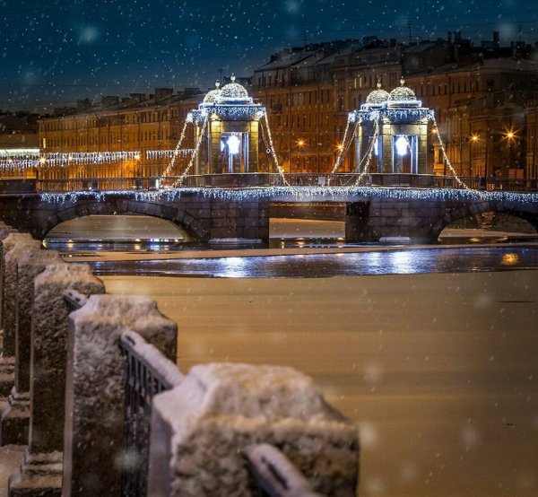 Санкт-Петербург зимой
