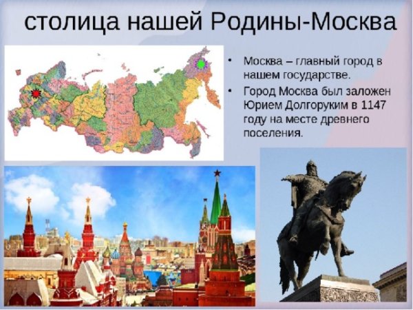 Москва столица нашей Родины России