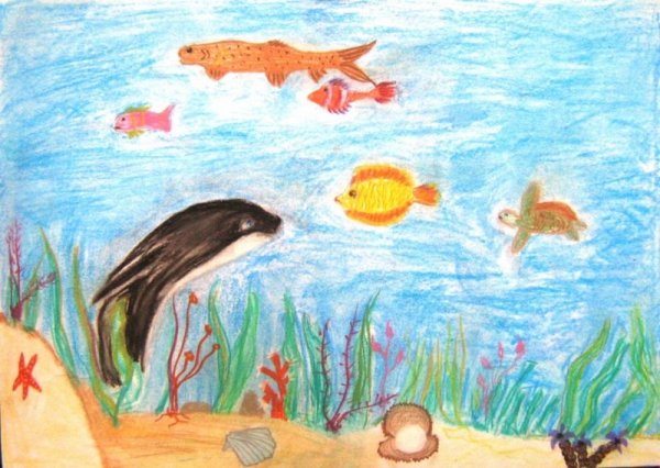 Красота воды детский рисунок