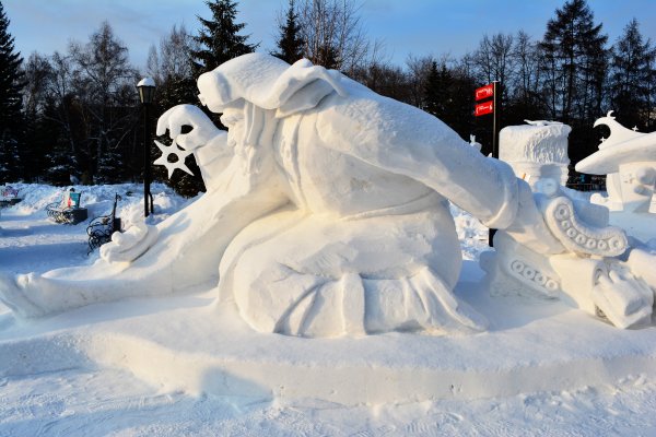 Фестиваль снежных фигур Новосибирск 2020