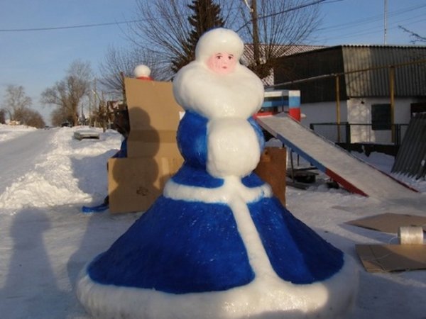 Снежные фигурки