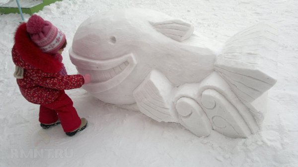 Снежные скульптуры своими руками