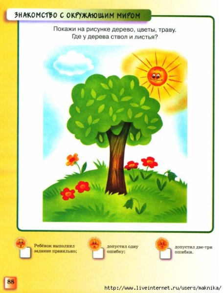 Окружающий мир для детей 3-4 лет