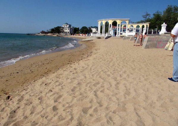 Евпатория Крым берег