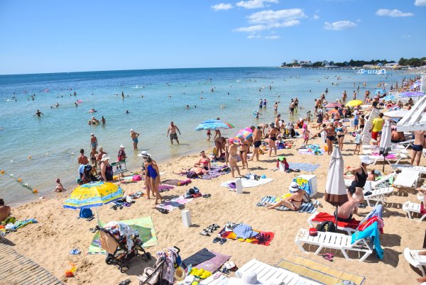 Пляж Черноморье Евпатория