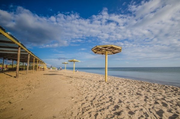 Крым Евпатория Заозерное пляж