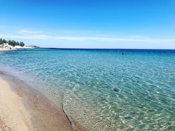 Крым Евпатория Заозерное пляж