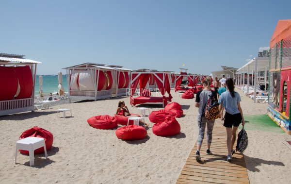 Пляж Сириус Евпатория