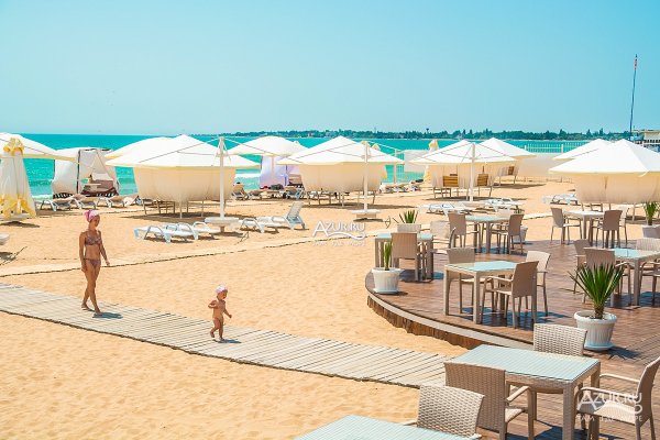 Крым пляж Лазурный берег Евпатория