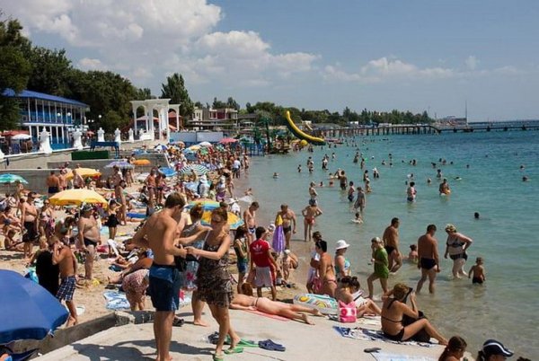 Евпатория городской пляж