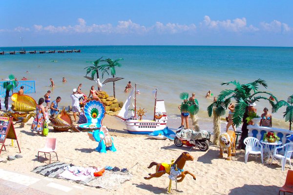 Крым. Евпатория. Пляж