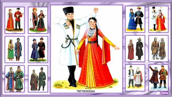 Наряды народов России