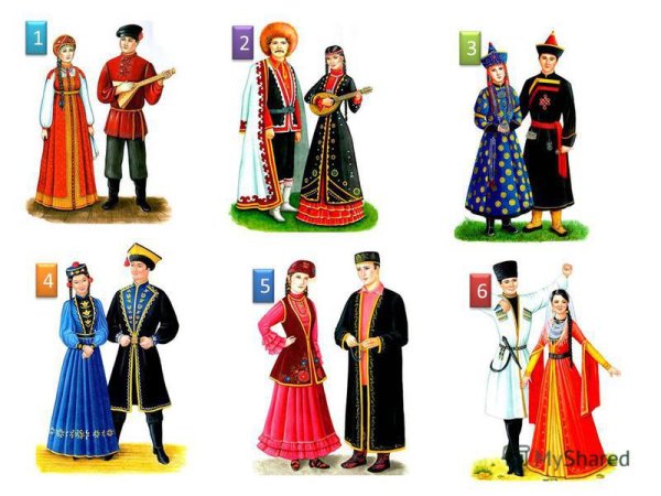 Национальные костюмы народов