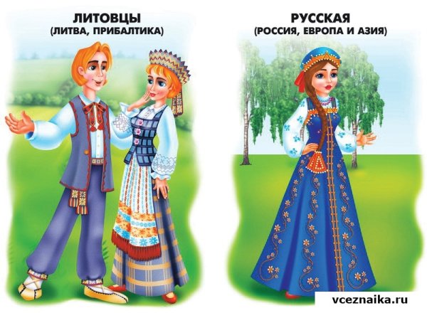 Костюмы народов России