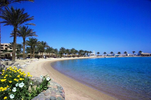 Красное море Египет пляж Хургада