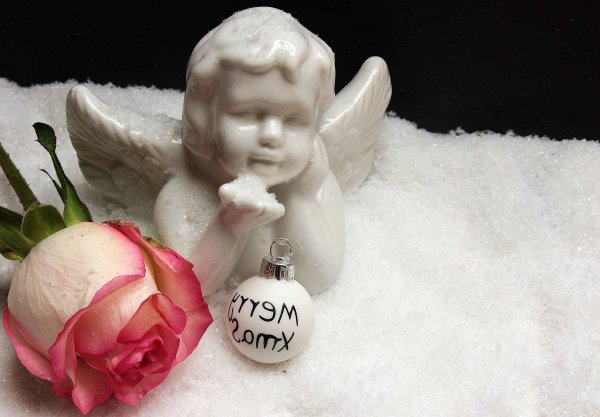 С Рождеством белый ангел