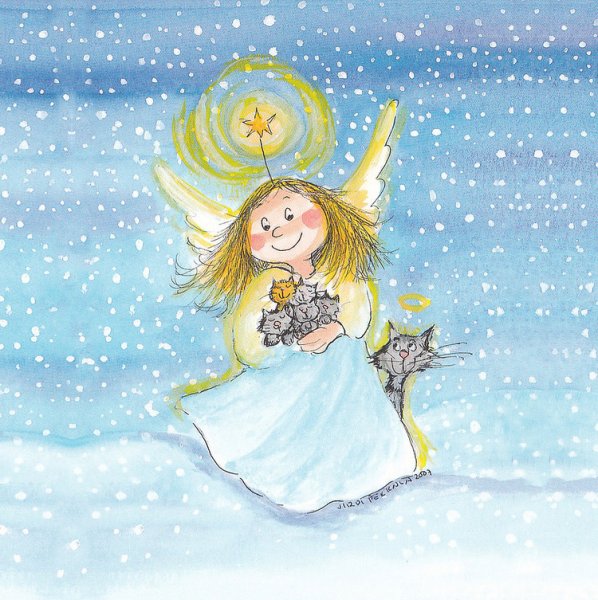 Открытки с ангелочками