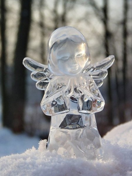 Ангел из снега