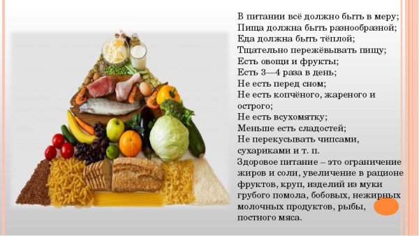 Проект наше питание