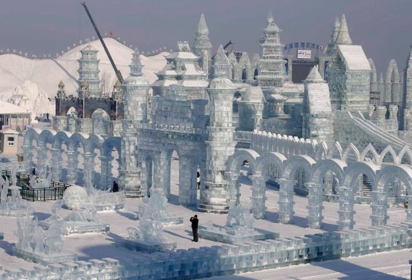 Ледяной дворец в Харбине