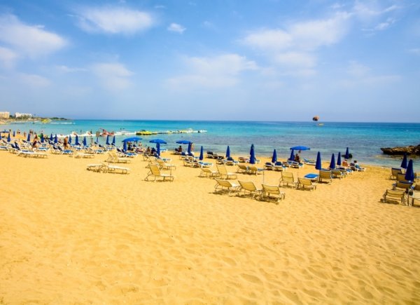 Пляж фиг три Бэй Протарас