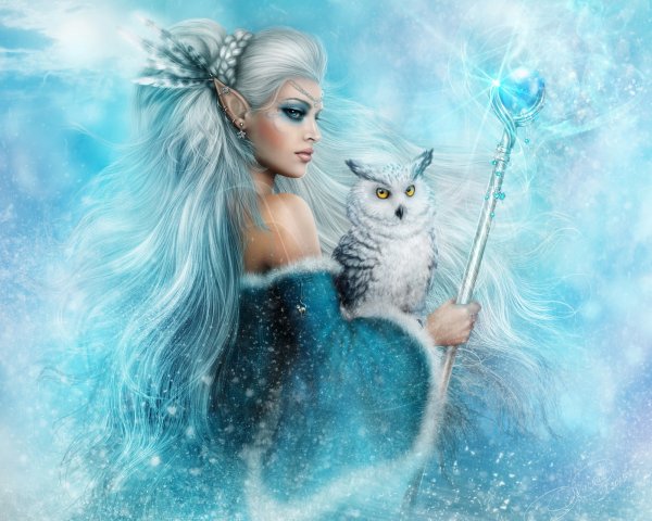 Снежная девушка