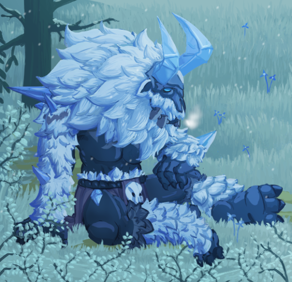 Ледяной босс Геншин