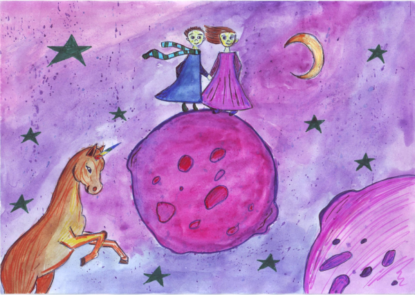 Рисунок на тему космос