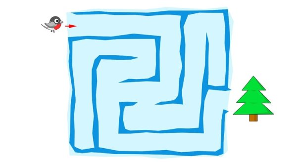 Зимний Лабиринт для дошкольников