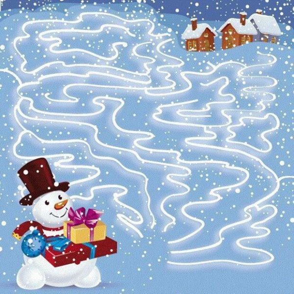 Новогодние лабиринты