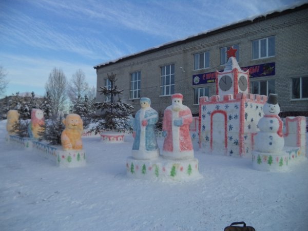 Идеи снежного городка