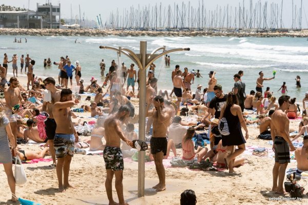 Израиль дикий пляж