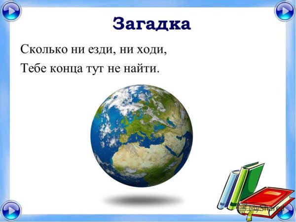 Загадка про землю для детей