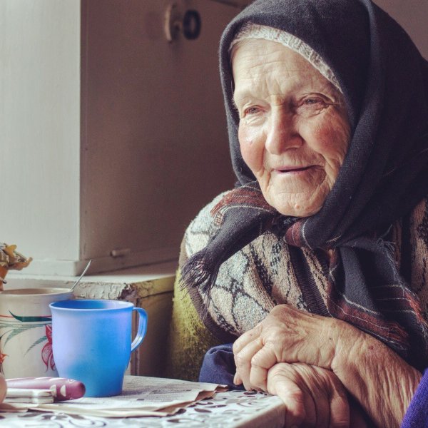 Старушка в храме