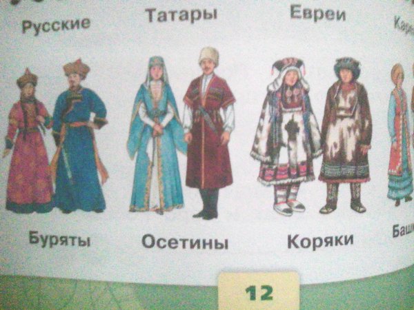 Костюмы русские татары евреи Карелы