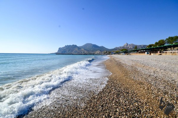 Галечные пляжи в Крыму Коктебель