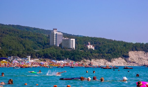 Пляж Дивноморск Дивноморское