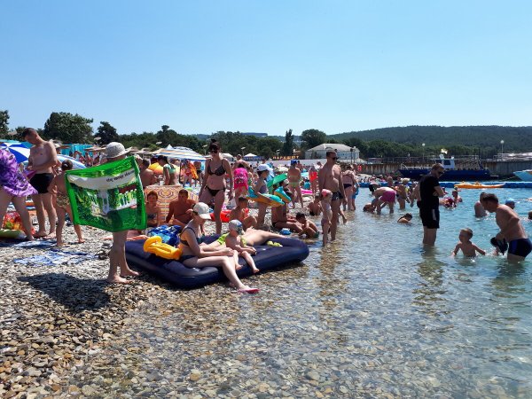 Пляж Дивноморское 2021