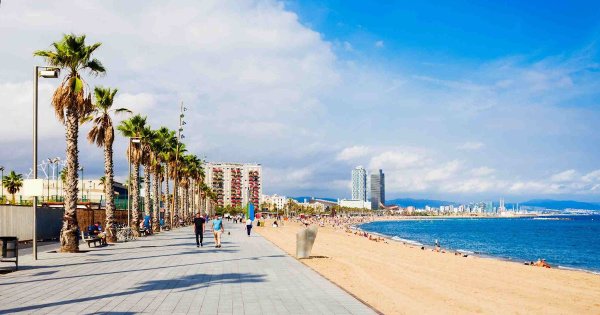 Барселона пляж