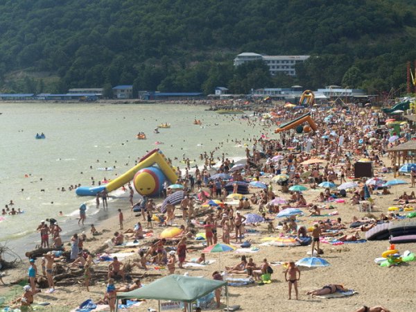 Золотой пляж Лермонтово Краснодарский