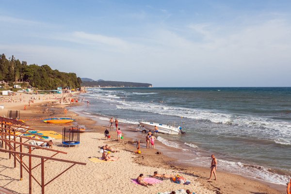 Золотые Пески Лермонтово пляж Орленок