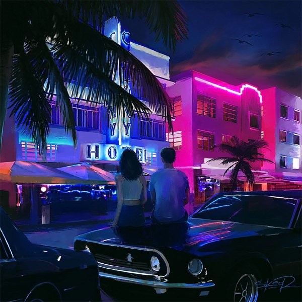 Майами оушен драйв Вайс Сити